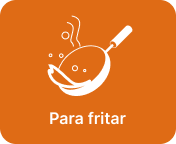 botão receitas para fritar